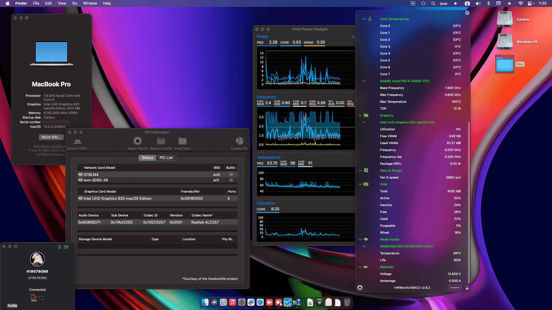 Lenovo Thinkpad T480 4th Touchscreen [KabyLake R   Intel UHD 620 + PS2] 1